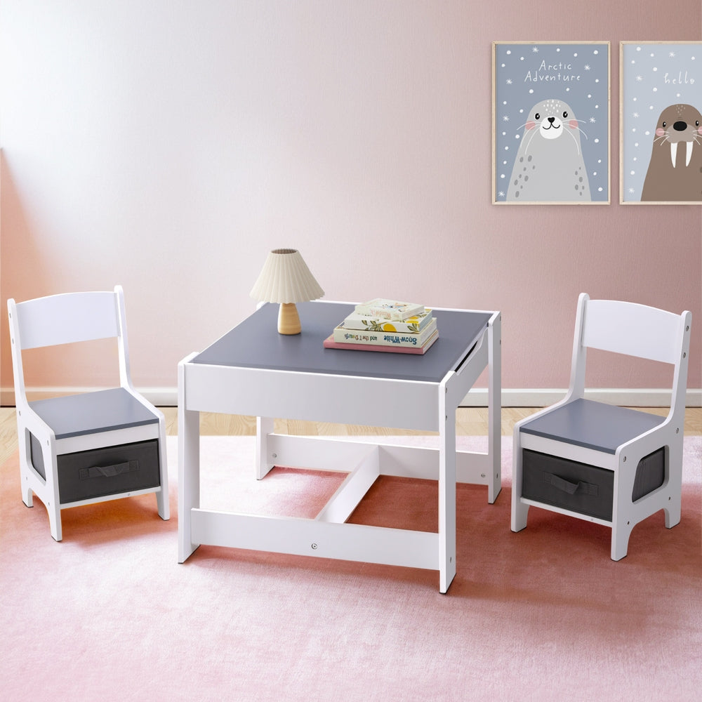 KEEZI KIDS ACTIVITY TABLE & CHAIRS SET