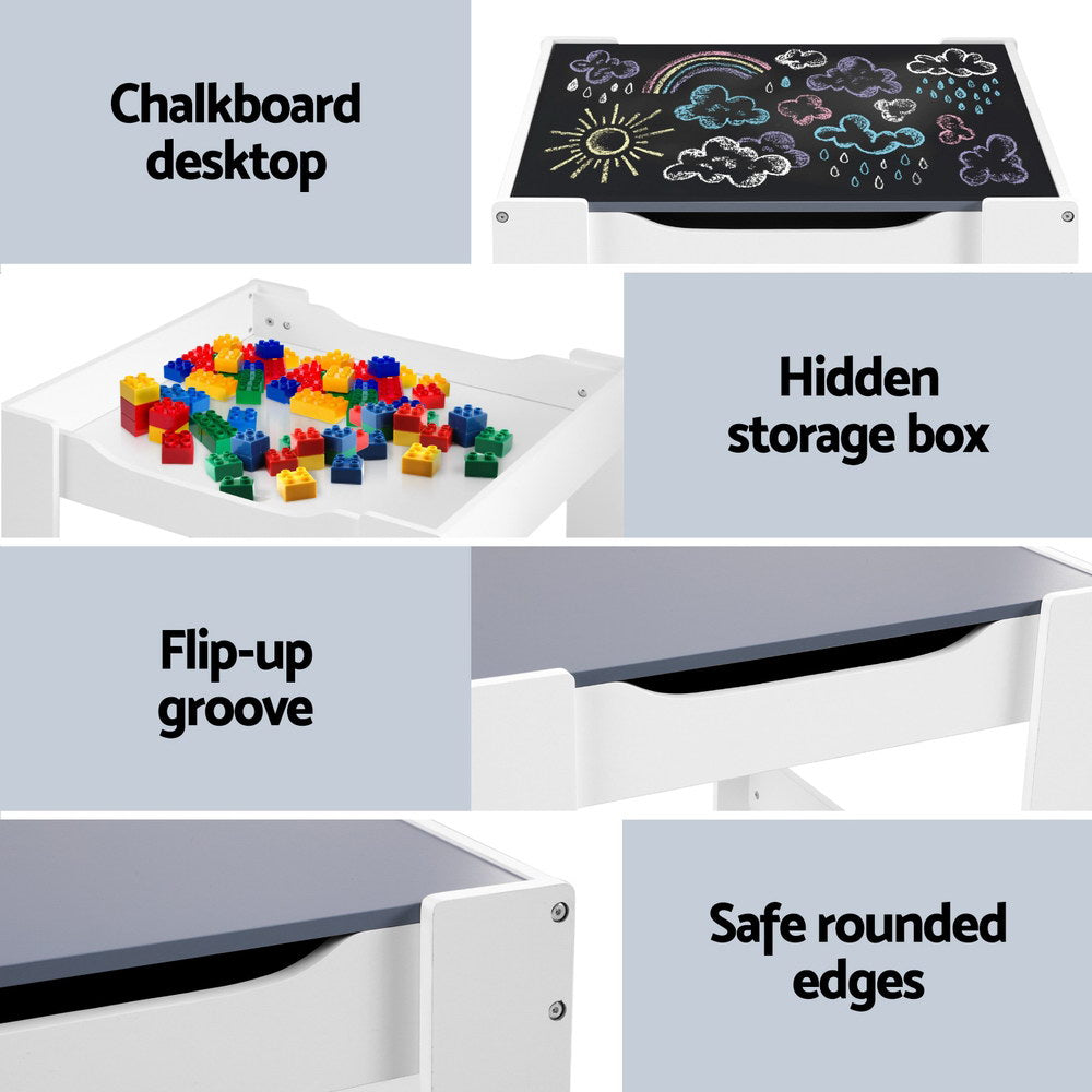 KEEZI KIDS ACTIVITY TABLE & CHAIRS SET