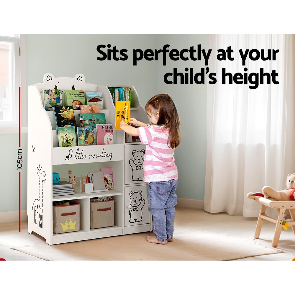 KEEZI KIDS 4 TIER STORAGE DISPLAY