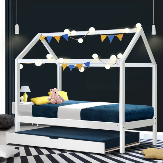 AVERY TRUNDLE HOUSE BED FRAME