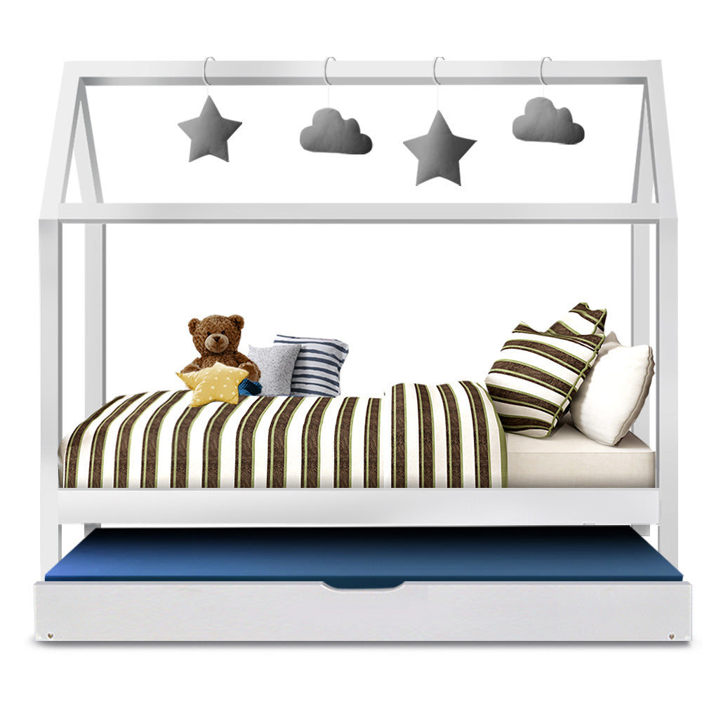 AVERY TRUNDLE HOUSE BED FRAME