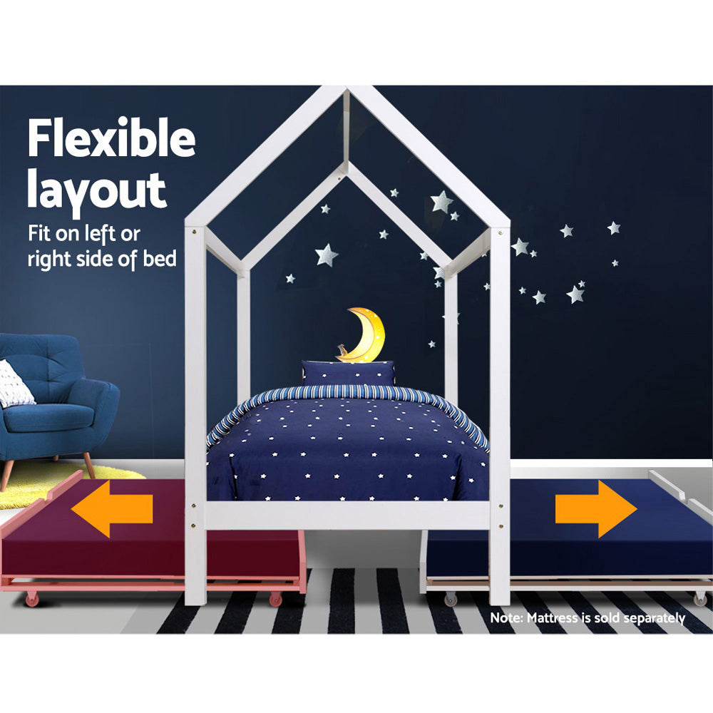 AVERY TRUNDLE HOUSE BED FRAME