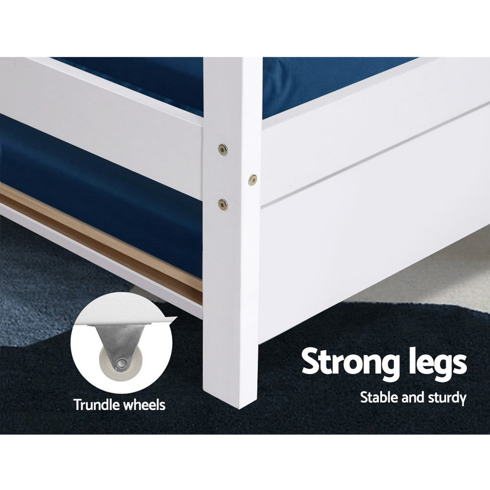 AVERY TRUNDLE HOUSE BED FRAME