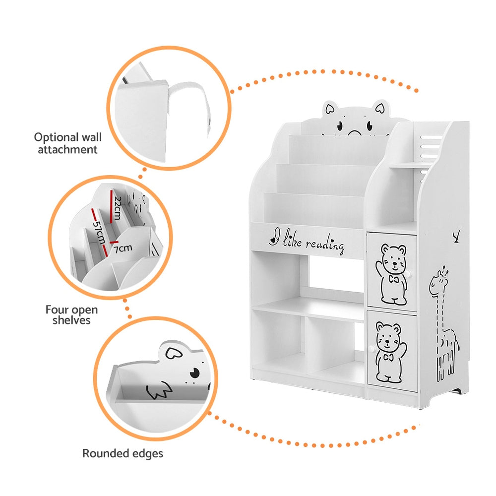 KEEZI KIDS 4 TIER STORAGE DISPLAY