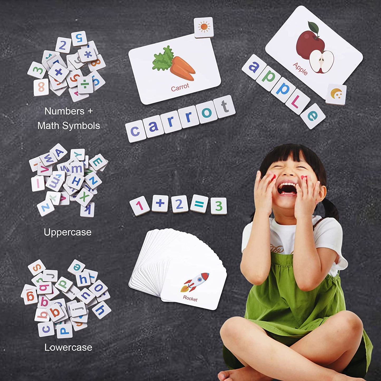 WOODEN MAGNETIC EDUCATIONAL SET