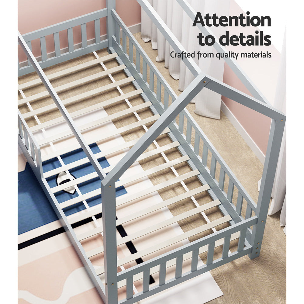 MIMI WOODEN HOUSE BED FRAME