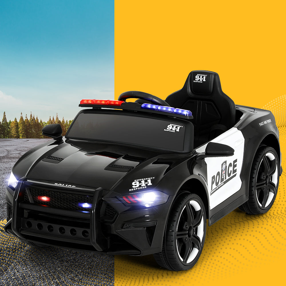 RIGO KIDS 12V POLICE RIDE ON CAR
