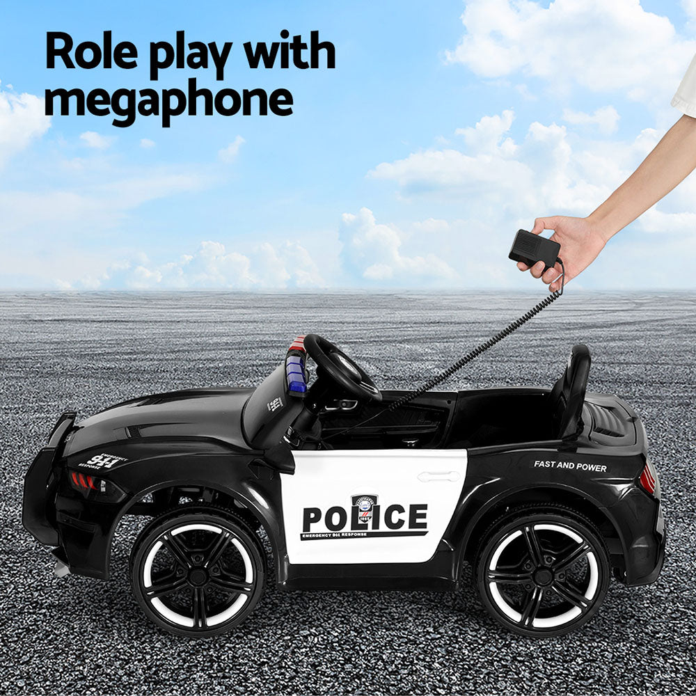 RIGO KIDS 12V POLICE RIDE ON CAR