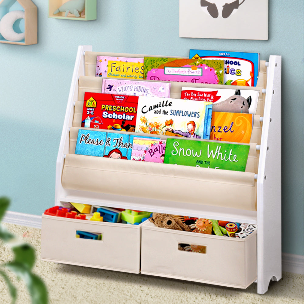 KEEZI KIDS 4 TIER STORAGE ORGANISER
