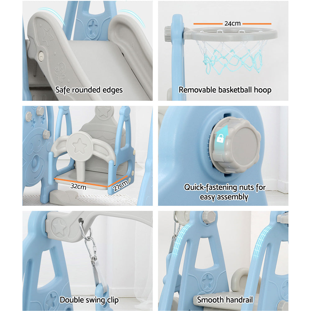 KEEZI KIDS 3 IN 1 OUTDOOR PLAYGROUND