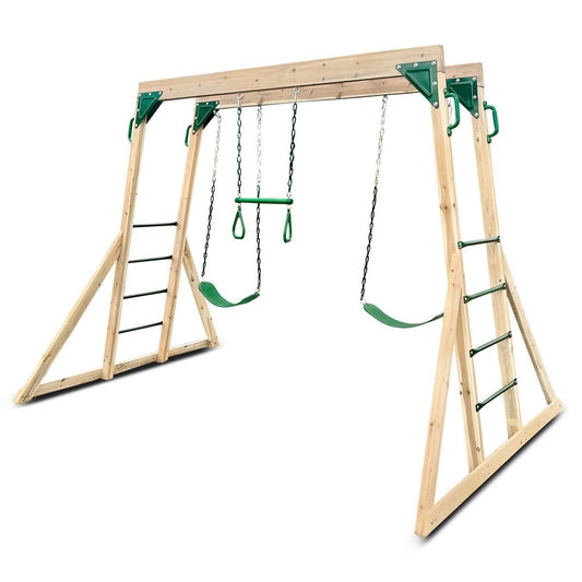 LIFESPAN KIDS DAINTREE 2 IN 1 MONKEY BARS SWING SET
