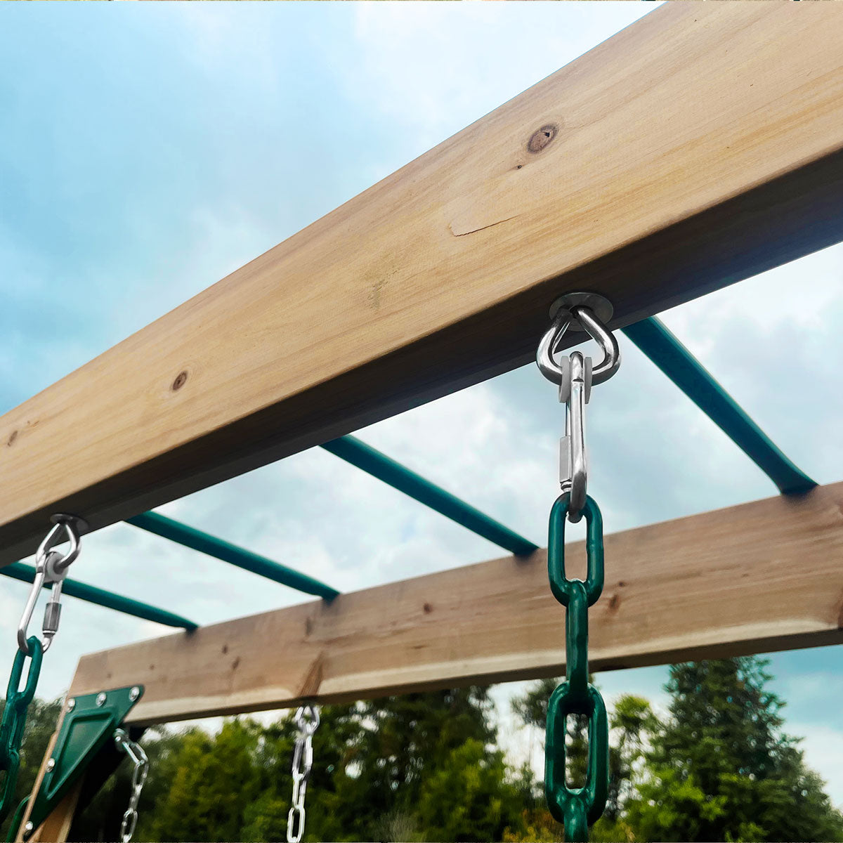 LIFESPAN KIDS DAINTREE 2 IN 1 MONKEY BARS SWING SET