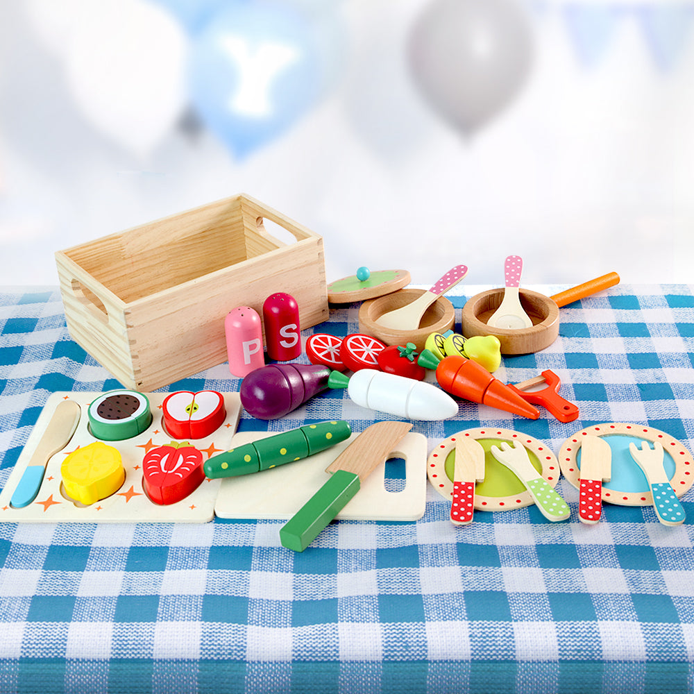 KEEZI KIDS 29PCE KITCHEN PLAY SET