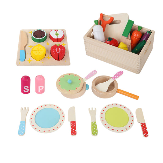 KEEZI KIDS 29PCE KITCHEN PLAY SET