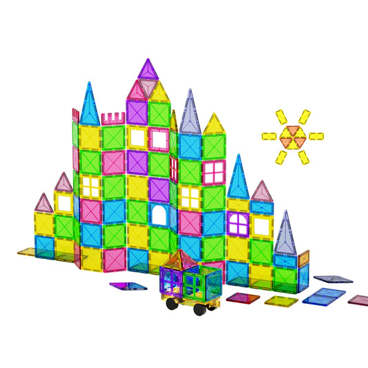 KEEZI KIDS 60PCE MAGNETIC BUILDING TILES
