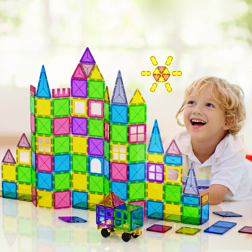 KEEZI KIDS 60PCE MAGNETIC BUILDING TILES