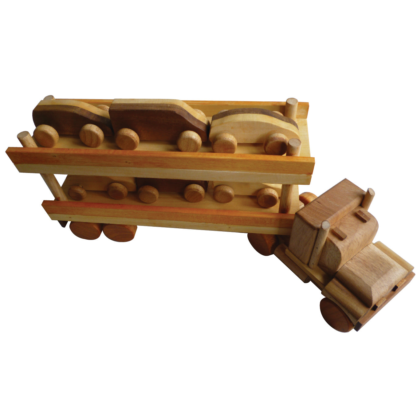 HAND CRAFTED CAR TRANSPORT TRUCK