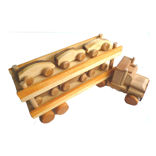 HAND CRAFTED CAR TRANSPORT TRUCK