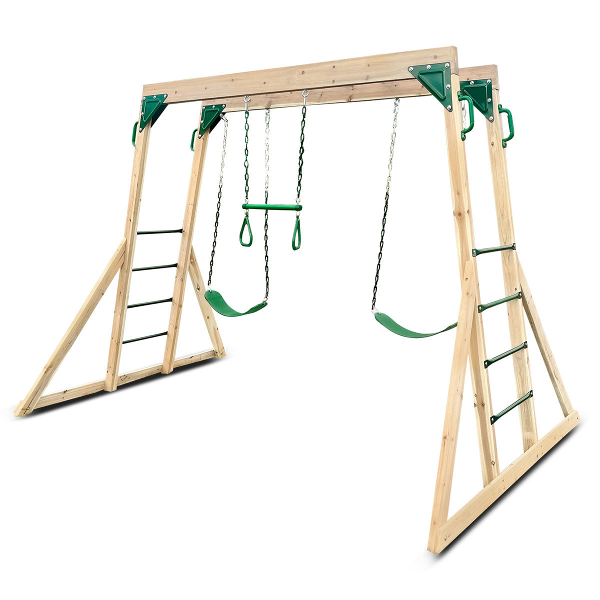 LIFESPAN KIDS DAINTREE 2 IN 1 MONKEY BARS SWING SET