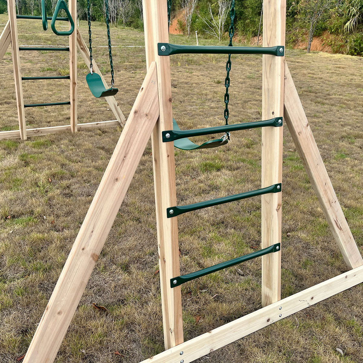 LIFESPAN KIDS DAINTREE 2 IN 1 MONKEY BARS SWING SET